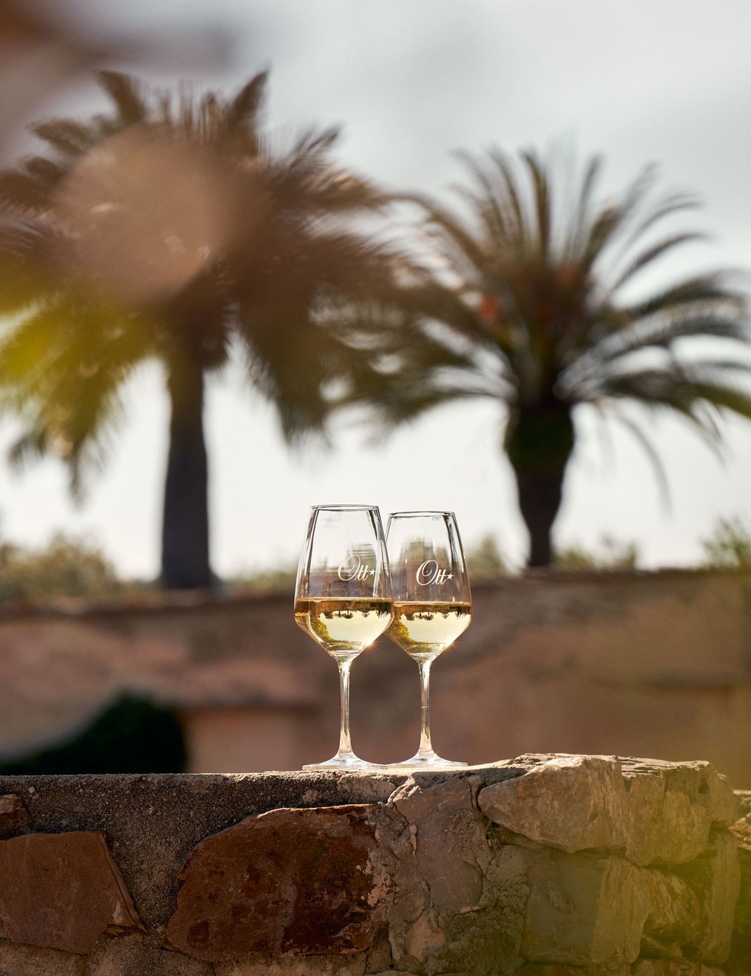 deux-verres-de-vin-blanc-de-provence-pres-des-palmiers