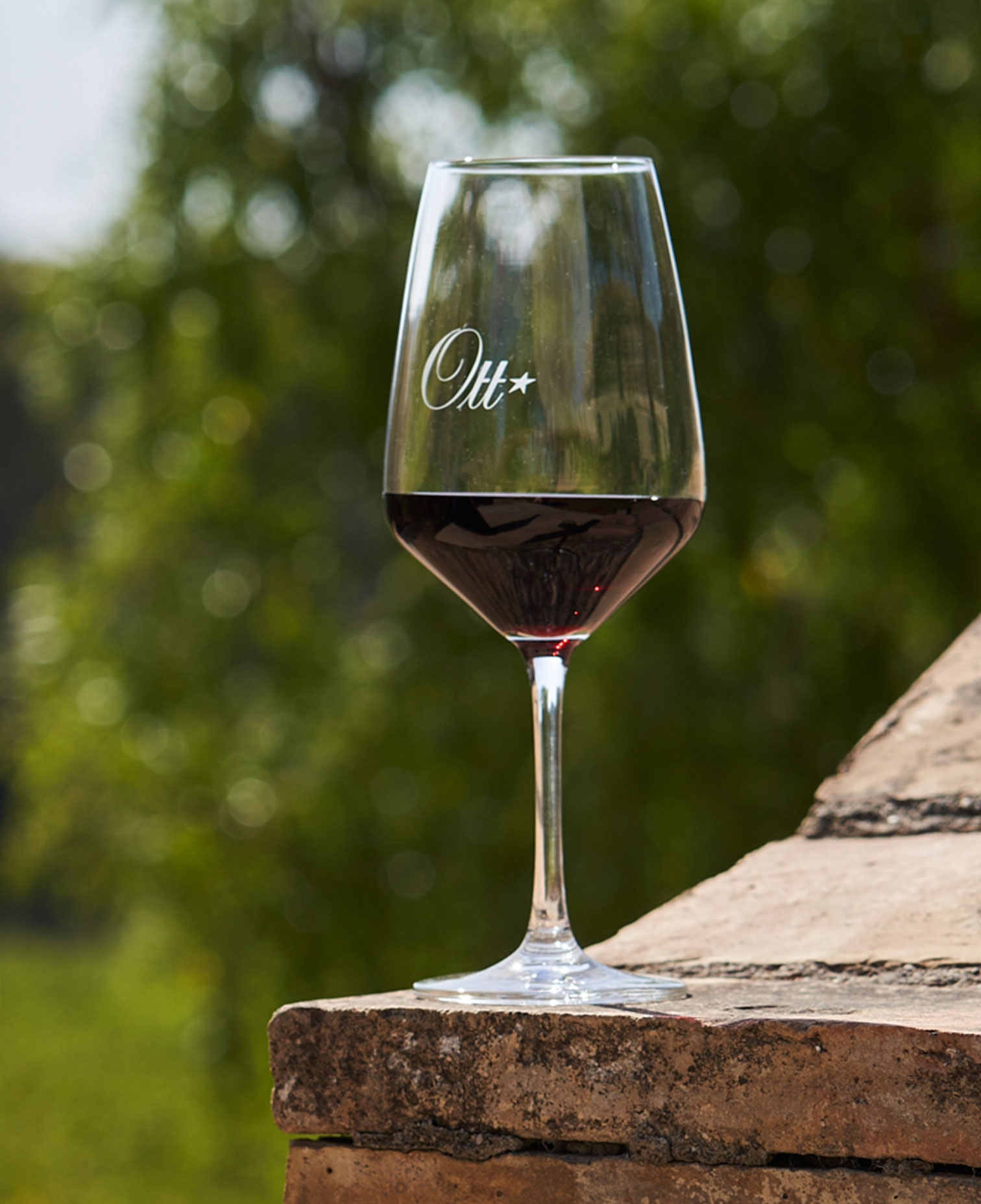 un-verre-de-vin-rouge-de-provence-pose-sur-un-mur-de-pierre